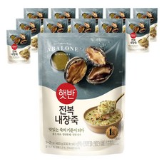 햇반 전복 내장죽, 12개, 420g