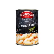 COPPOLA 柯波拉 義大利天然白腰豆, 富含蛋白質、碳水化合物、纖維素及耐久性澱粉質, 400g, 1罐