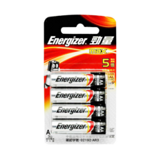 Energizer 勁量 鹼性3號電池，4入，電力持久穩定，更長效耐用, 4顆, 1組