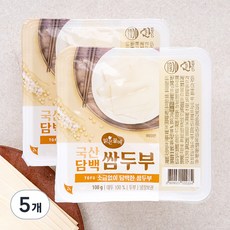 맑은물에 국산 담백 쌈두부 2입, 200g, 5개