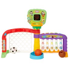little tikes 小泰克3合1運動中心,多功能聲光運動玩具, 1入