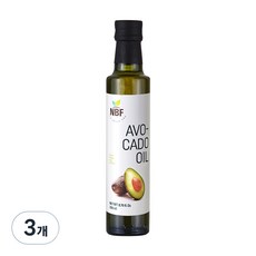 네츄라바이오푸즈 엑스트라버진 아보카도 오일, 260ml, 3개