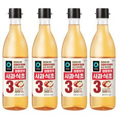 대상 청정원 정통사과식초, 470ml, 4개