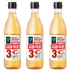 대상 청정원 정통사과식초, 470ml, 3개