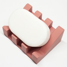 아이밀리 실리콘 비누 받침대, 인디핑크, 1개