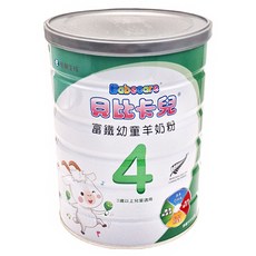 Babycare 貝比卡兒 富鐵幼兒羊奶粉4號 (900g/罐) - 三歲以上寶寶適用，富含鐵質，幫助健康成長, 1罐