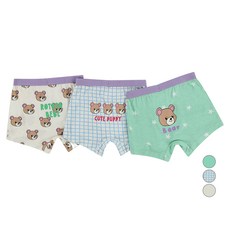 ROTOTO bebe 男童款四角褲 3種組