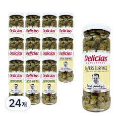 델리시아스 케이퍼절임, 100g, 24개