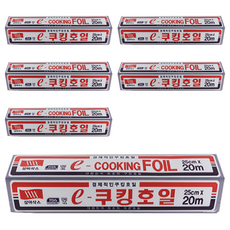삼아삭스호일 e 쿠킹호일 25cm x 20m, 6개