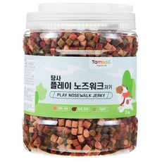 탐사 강아지 간식 플레이 노즈워크 말랑 져키 혼합맛 1kg, 1개