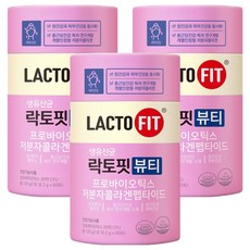락토핏 뷰티 생유산균, 120g, 3개