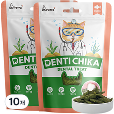 닥터페트라 고양이 덴티치카 덴탈트릿 이빨과자, 10개, 70g, 연어맛