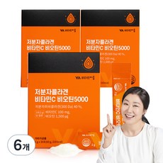 비타민마을 저분자콜라겐 비타민C 비오틴5000 30p, 60g, 6개