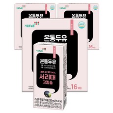 서울에프엔비 고칼슘 서리태 온통 두유, 190ml, 48개