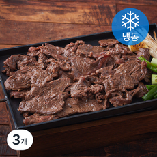 우돈타 토시살 숯불양념 야끼니쿠 구이용 (냉동), 3개, 400g
