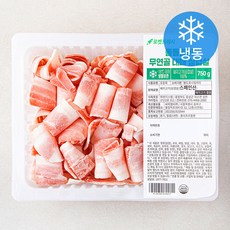 돌돌말이 무연골 대패 삼겹살 (냉동), 750g, 2개