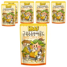 HBAF 군옥수수맛 아몬드, 190g, 6개
