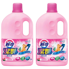 Haiter 新奇 潔豔新型漂白水, 深層淨化 增豔煥新, 沁雅薔薇香, 2.0L, 2L, 2桶