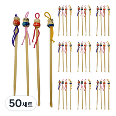 ABM 대나무 귀이개 4종 세트, 50세트, 4개입