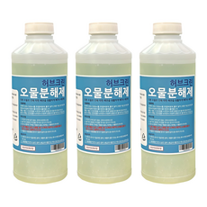 허브크린 오물분해제, 1L, 3개 1kg, 3개