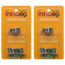 Innotime 家具組裝螺栓 + 螺帽 2 件套, 2組