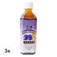 Hwei Yow 惠幼 黑棗精華露飲品, 健康飲品, 幫助排便順暢, 營養均衡, 360ml, 3瓶