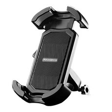 ROCKBROS 洛克兄弟 自行車一鍵式智慧型手機支架 HW-128, 1個, 黑色