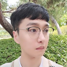 하금테안경