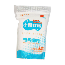 橘之屋 天然洗淨小蘇打 1kg, 清潔餐具/洗淨蔬果/衣物洗淨/居家清潔, 1包