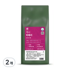 1킬로커피 싱글오리진 케냐 피베리, 334g, 2개, 홀빈(분쇄안함)