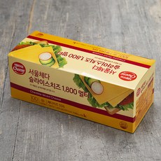 서울우유 체다 슬라이스 치즈 멀티 100매입