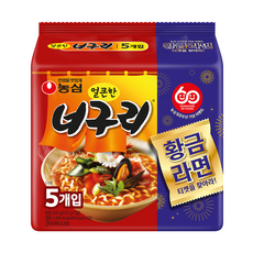 너구리 얼큰한 맛 120g, 5개