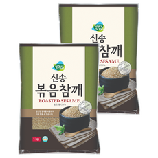 신송 볶음참깨, 1kg, 2개 1kg, 2개