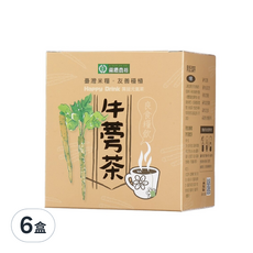 蔴鑽農坊 黑琵牛蒡茶, 10包, 6盒, 13g