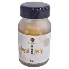 Mr.HONEY 蜂蜜先生 蜂王漿膠囊, 富含必需胺基酸, 維生素B群, 礦物質等40種以上的營養元素, 24g, 60顆, 1瓶