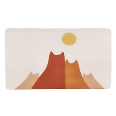 貓貓山 軟式矽藻土地墊 浴室地墊 吸水地墊 硅藻土材質 450g 400*150*15, 40 x 15 x 15cm, 1個