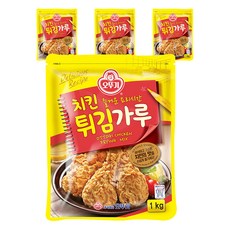 OTTOGI 不倒翁 炸雞粉, 1kg, 4個