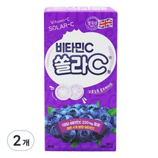 고려은단 쏠라C정 블루베리맛 비타민C 160g, 80정, 2개