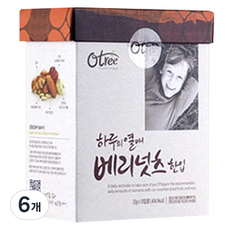 오트리 하루의열매 베리넛츠 한입, 250g, 6개