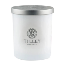 TILLEY 緹莉 微醺大豆香氛蠟燭, 希臘盛夏無花果, 香氛持久, 舒緩放鬆身心, 240g, 1罐