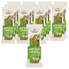 宴麥森林 燕麥棒-玄米抹茶, 日本抹茶佐玄米粒 酥脆紮實茶香濃, 32g, 12包