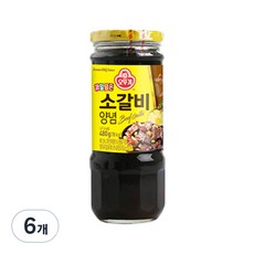 오뚜기 소갈비양념, 480g, 6개