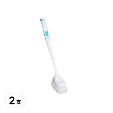 多麼潔 好握彎彎馬桶刷, 彎式刷頭, 高密度刷毛, 符合人體工學握把, 貼心掛勾設計, 2支