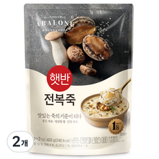 햇반 전복죽, 420g, 2개