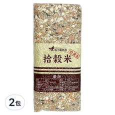 池上鄉農會 拾穀米1kg 2包 免浸泡 多種穀物 營養豐富, 1kg