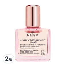 NUXE 巴黎歐樹 全效花香精華油10ml 2瓶組, 滋潤保濕, 身體護理, 多用途精華油, 10ml, 2瓶