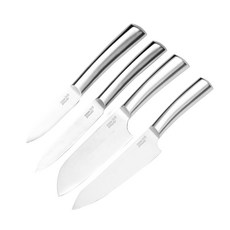 cook power 鍋寶 全鋼專業刀具4件組 - 專業廚房刀具 主廚刀 切刀 萬用刀 水果刀, WP-4400, 主廚刀 + 切刀 + 萬用刀 + 水果刀, 4入, 1組