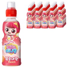 웅진 캐치 티니핑 복숭아맛, 24개, 200ml