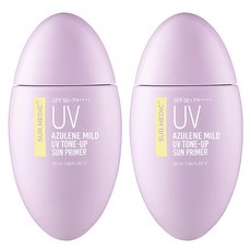 써메딕 + 아줄렌 마일드 UV 톤업 선크림 프라이머, 2개, 50ml