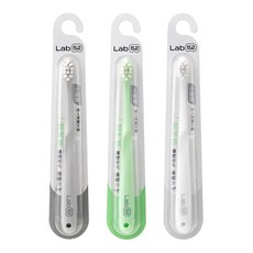 Lab52 齒妍堂 雲朵護齦牙刷 Set 3支, 雲絨軟毛 溫柔呵護牙齦, 細緻刷毛 深入清潔齒縫, 薄型小刷頭 靈活清潔智齒區, 1組